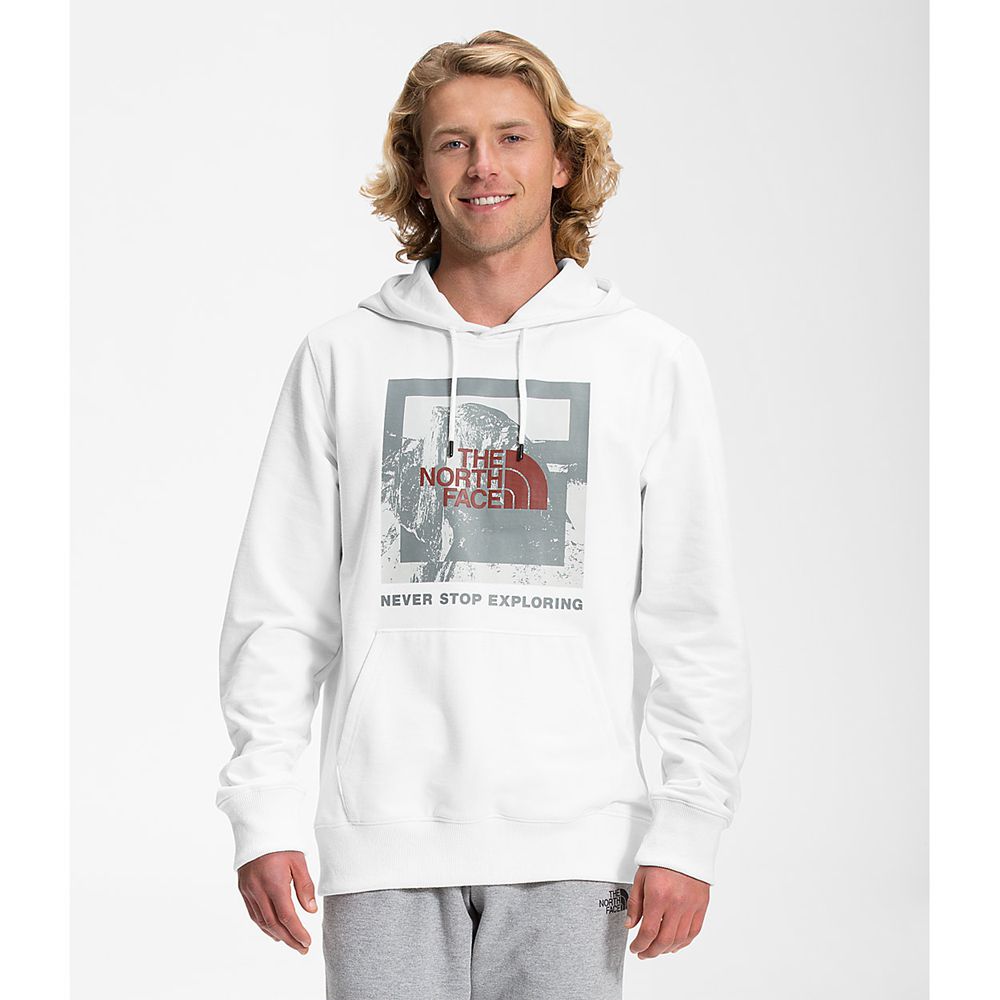 The North Face Hoodie Mens Australia - The North Face Recycled Climb Graphic White (GQH-513047)